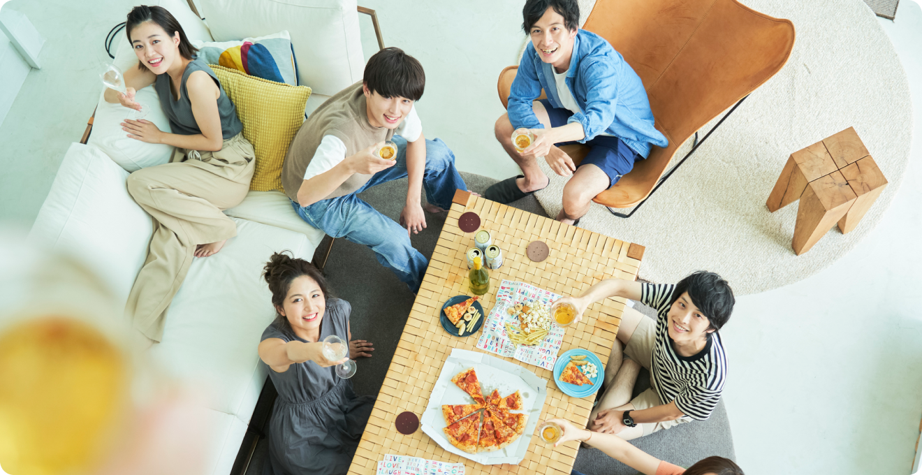 シェアハウスでの生活